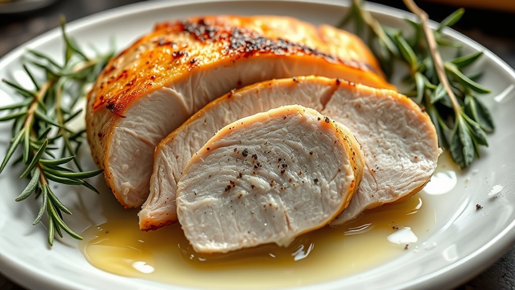 herb infused sous vide chicken