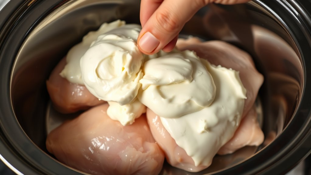 incorporate cream cheese mixture