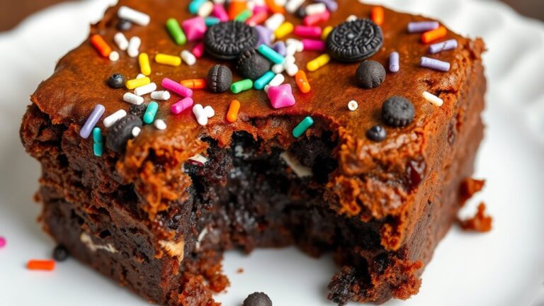 indulgent chocolate dessert creation