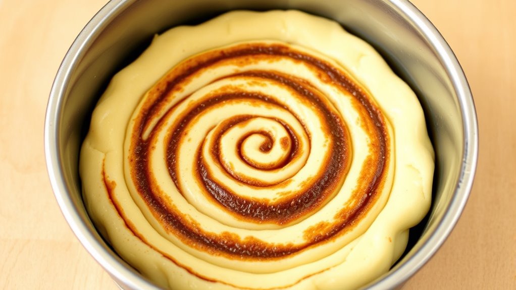 layer the dough evenly