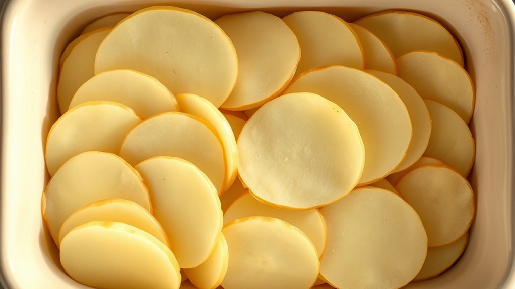 layer the potato slices
