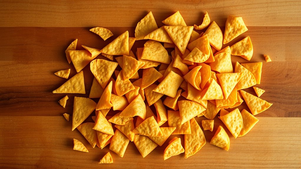layer tortilla chips evenly