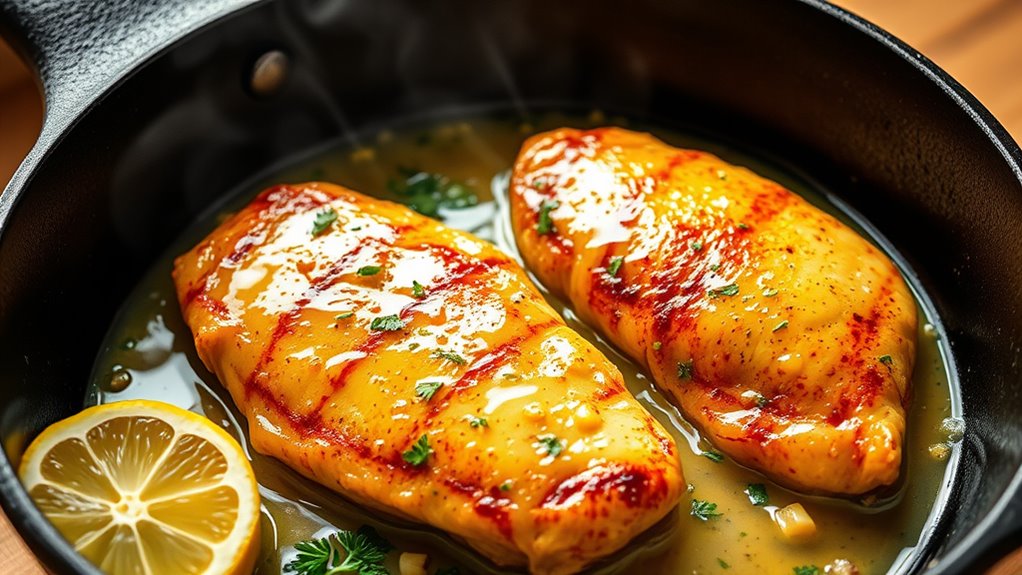 lemon garlic chicken dish