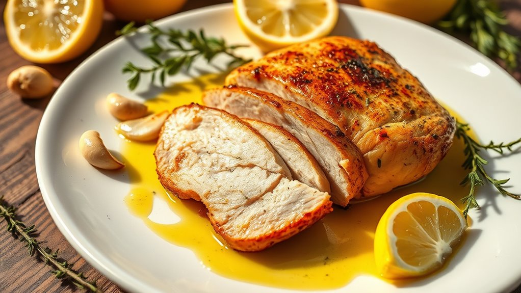 lemon infused garlic chicken