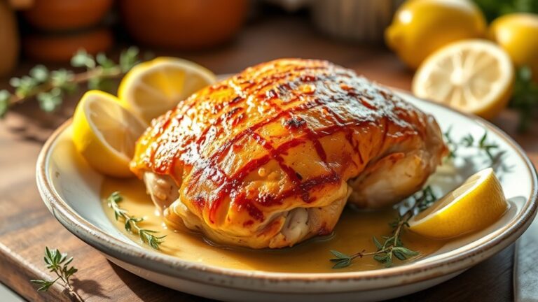 lemon infused greek chicken dish