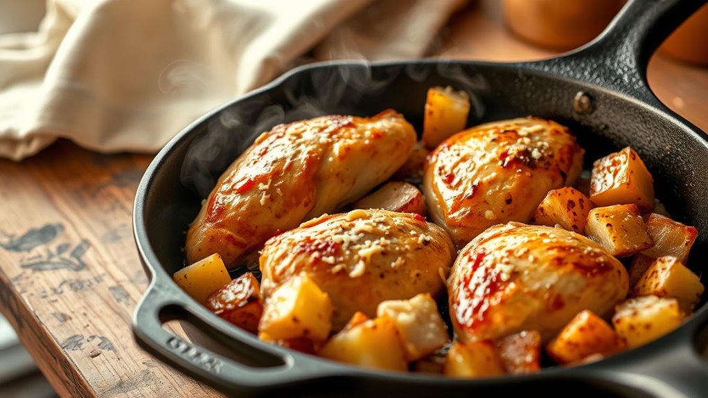 let skillet cool down