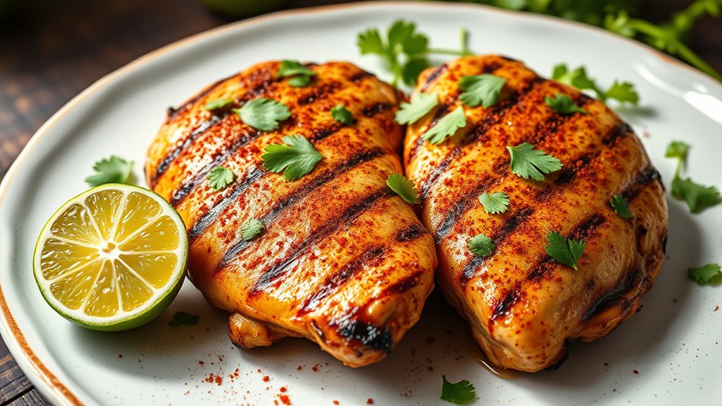 lime flavored mexican chicken dish