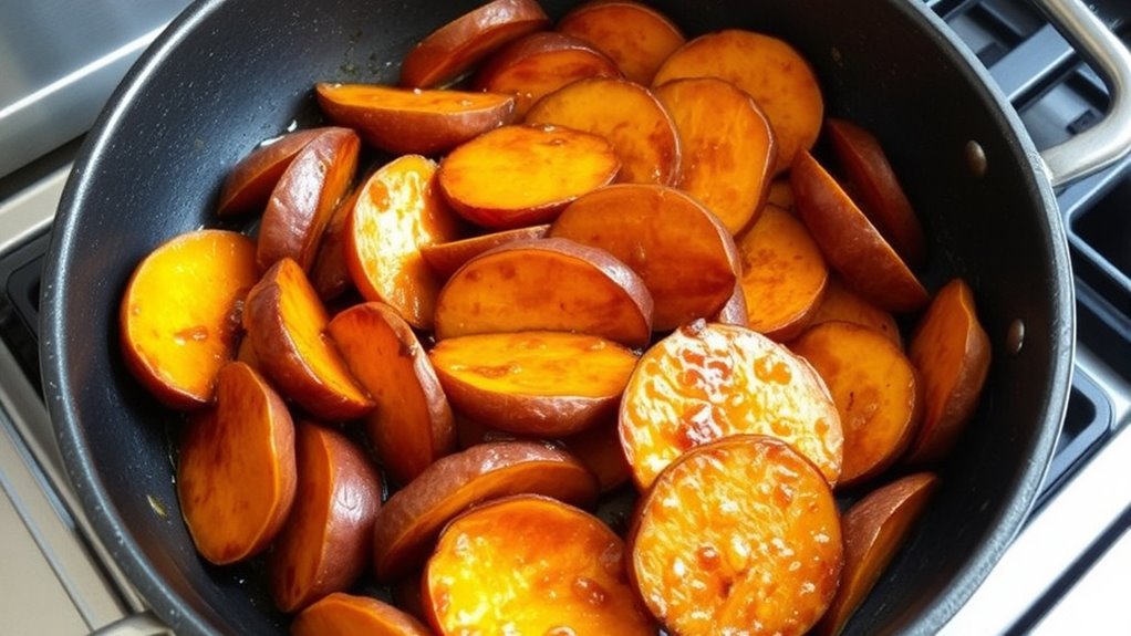 lower the cooking temperature