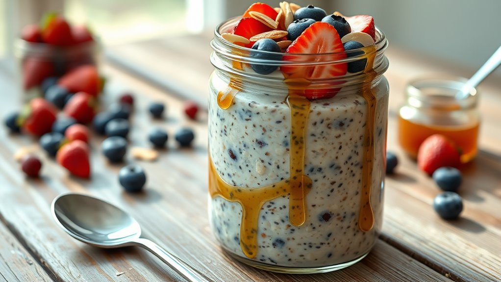 mason jar overnight oats