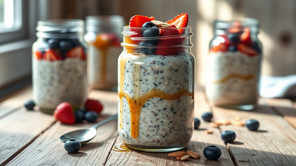 mason jar overnight oats