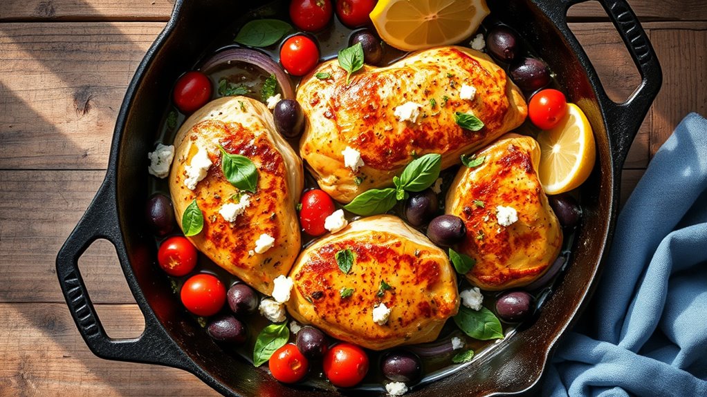 mediterranean chicken cooked together