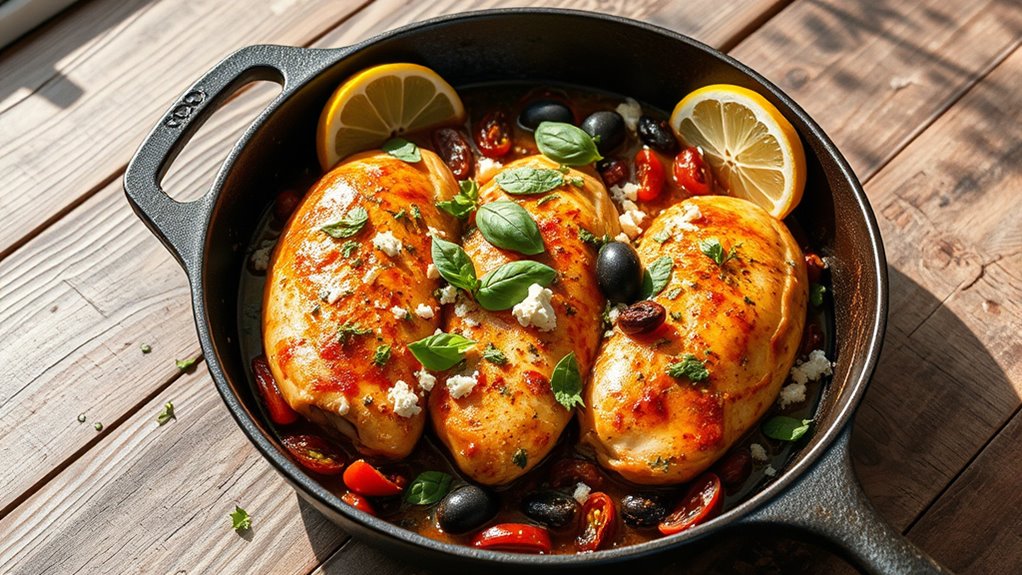 mediterranean chicken cooking recipe