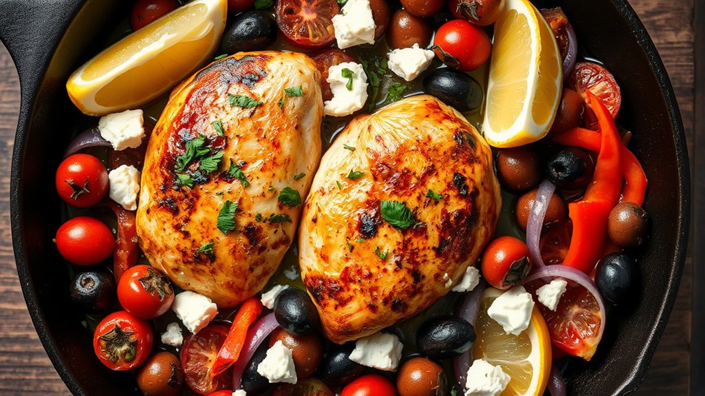 mediterranean chicken one pan recipe