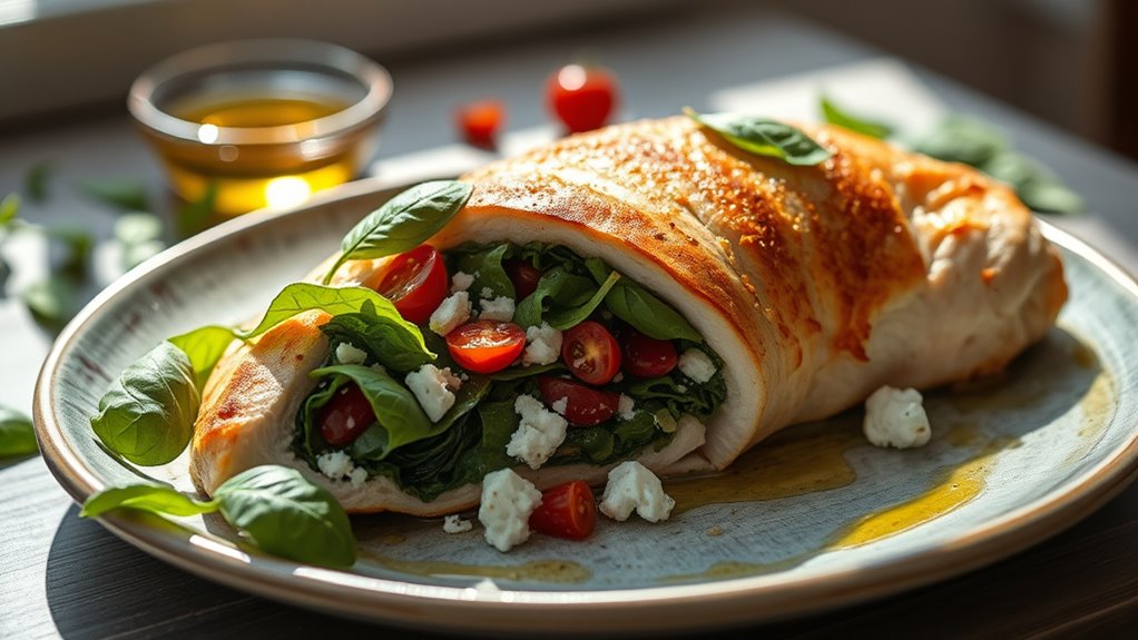 mediterranean flavor packed chicken