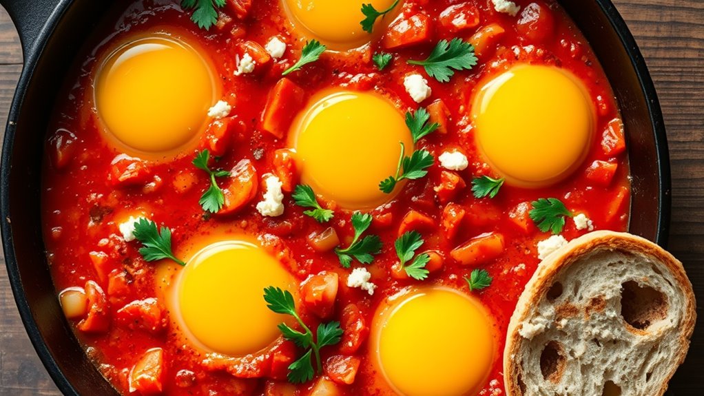 mediterranean spiced egg dish