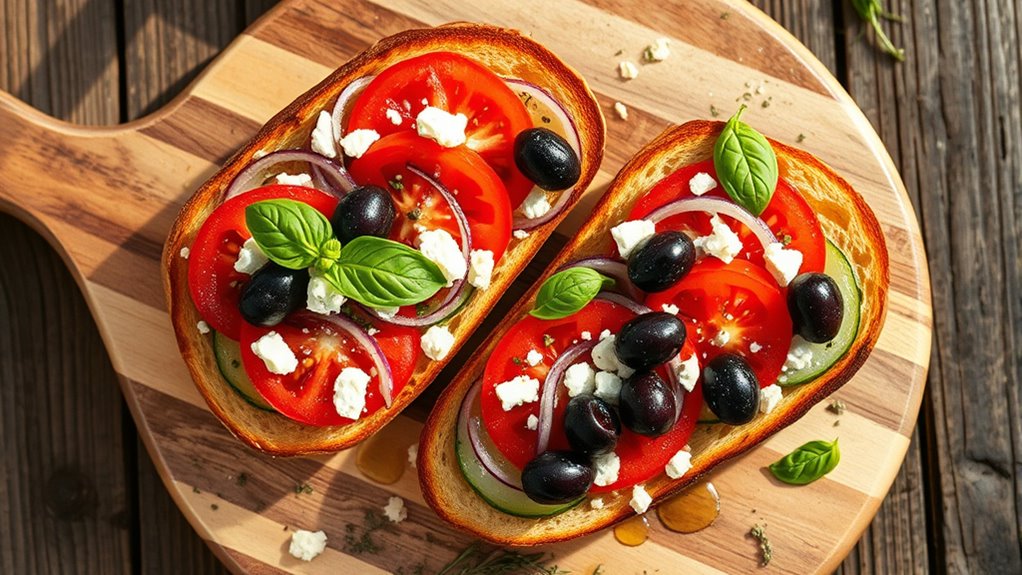 mediterranean toast flavor pairings