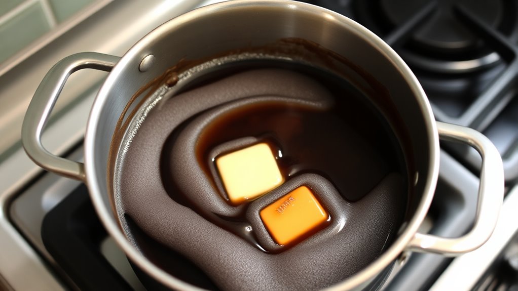 melt guinness with butter