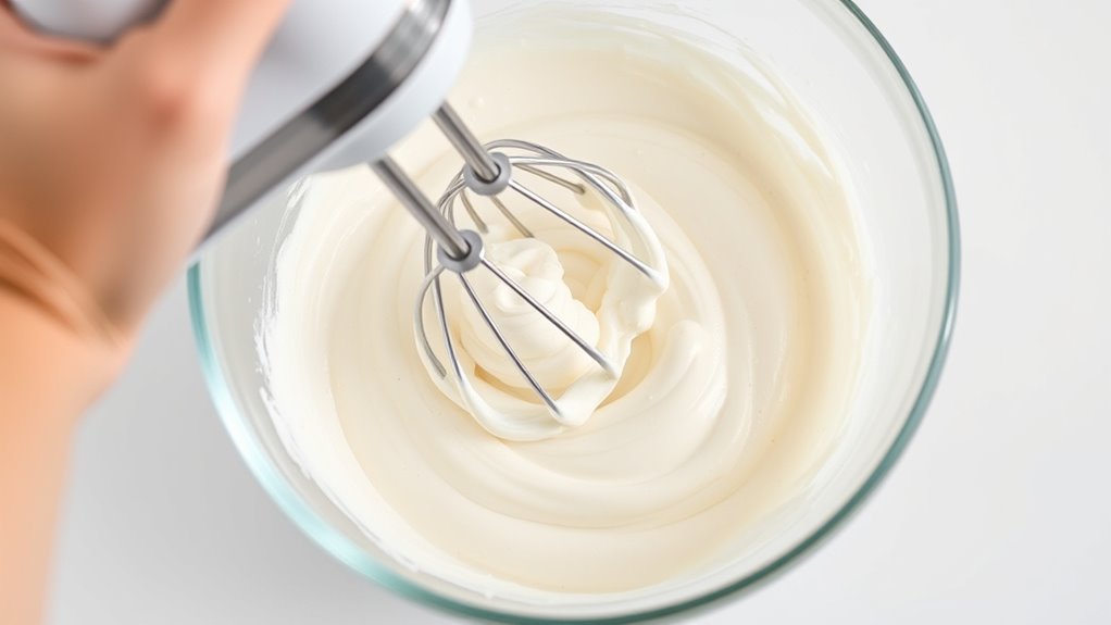 mix cream cheese thoroughly