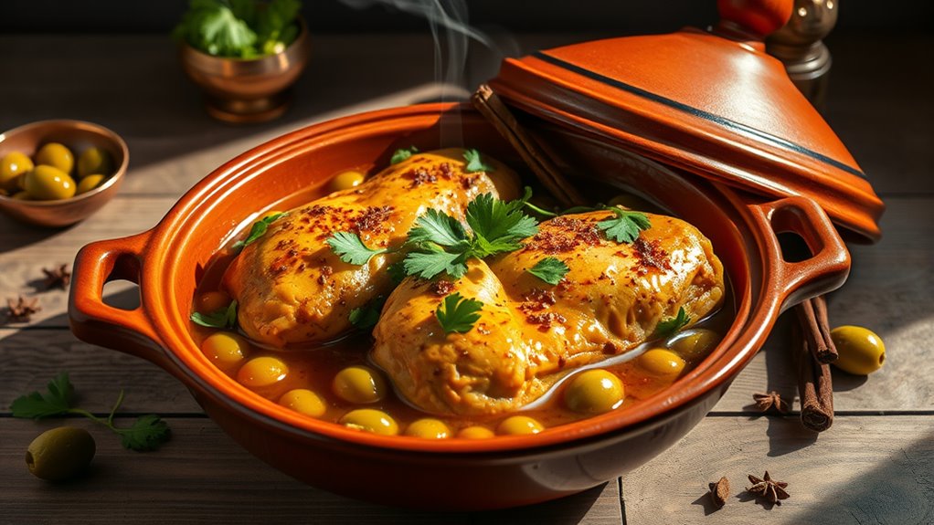 moroccan chicken with olives