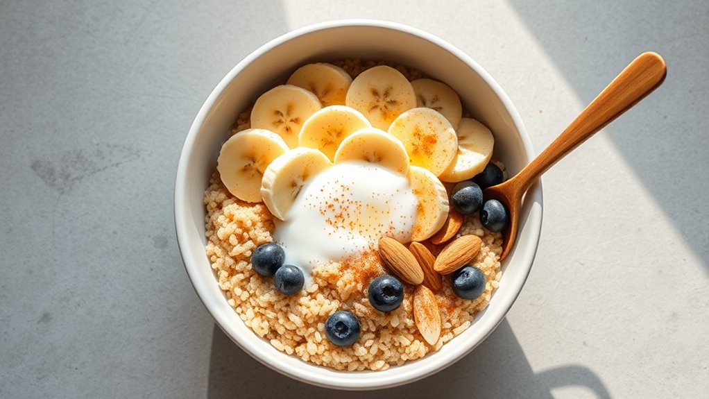 nourishing quinoa breakfast bowl