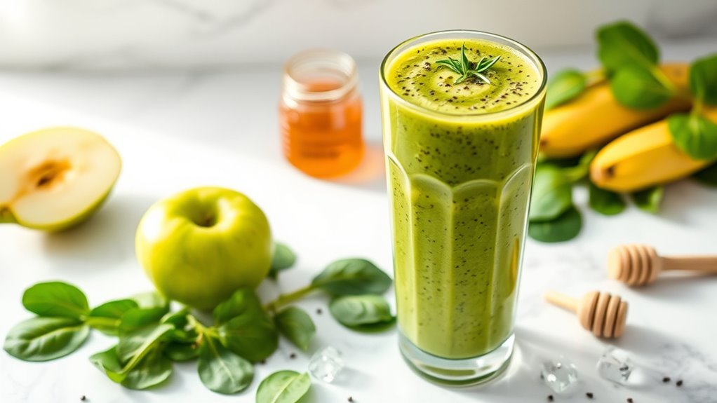 nutrient rich green smoothie