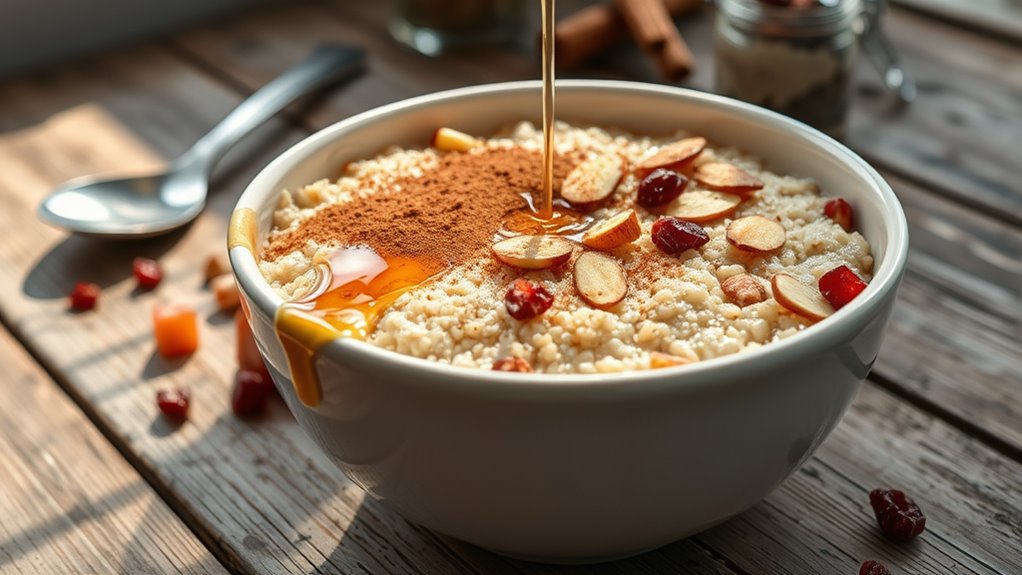 nutritious almond cinnamon quinoa