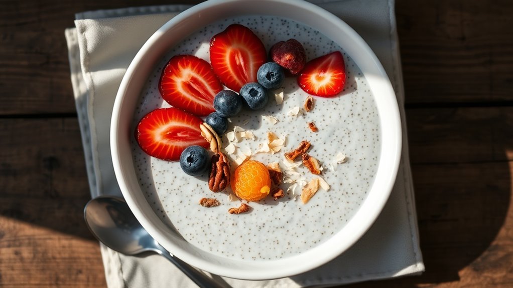 nutritious chia seed dessert