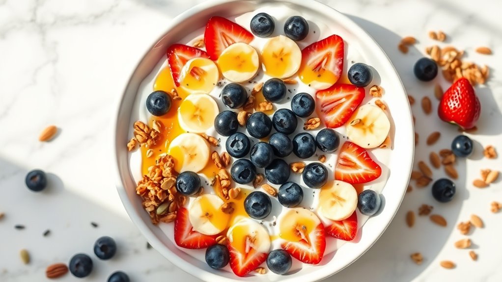 nutritious fruit breakfast bowls
