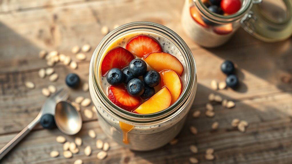 nutritious overnight fruit oats