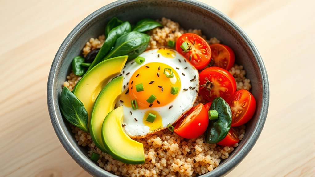 nutritious quinoa breakfast bowl