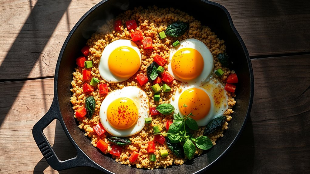 nutritious quinoa morning dish