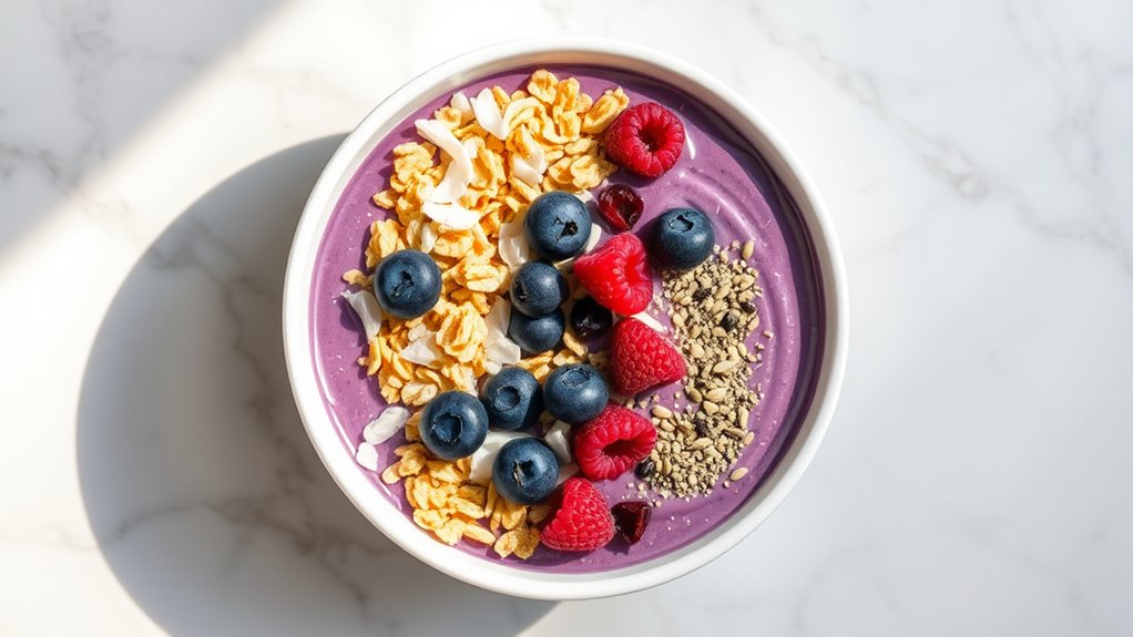 nutritious smoothie bowl toppings