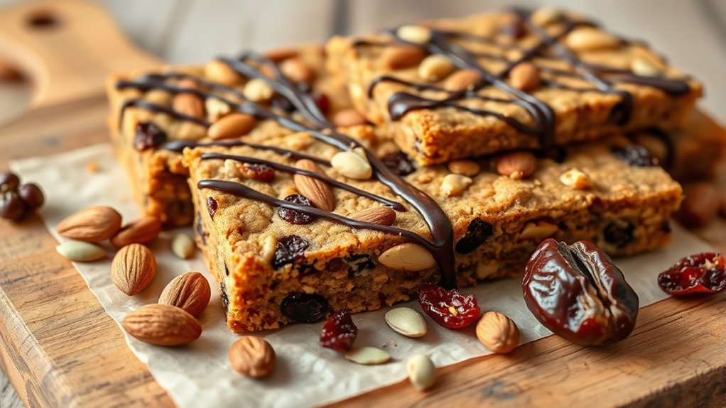 nutritious snack bars available