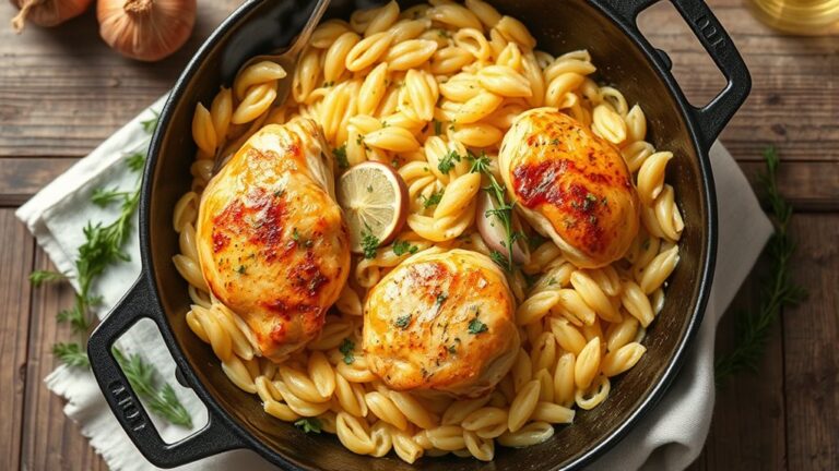 one pot chicken orzo