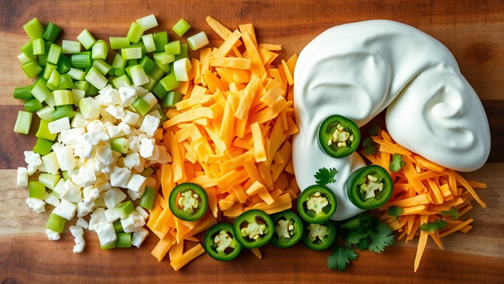 optional toppings for dish