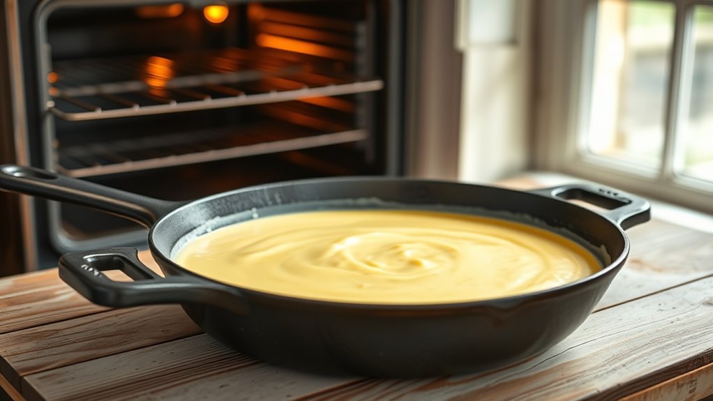 oven preheated transfer carefully
