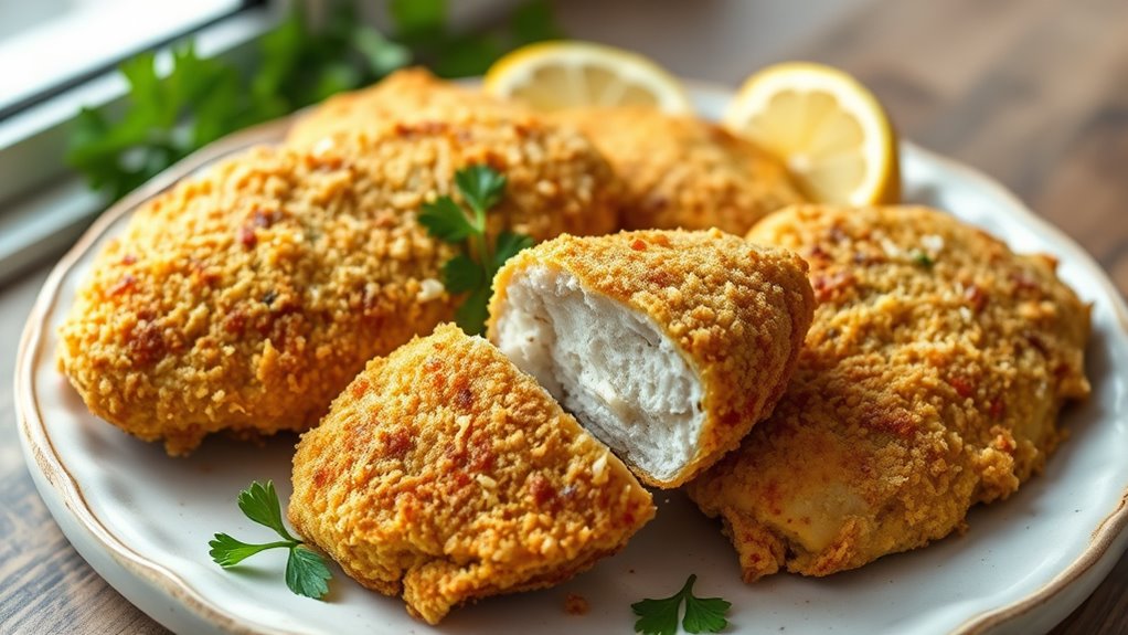 parmesan coated chicken cutlets