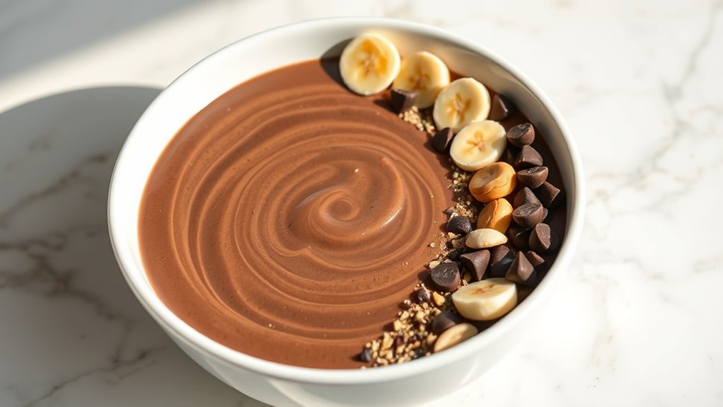 peanut butter smoothie bowl