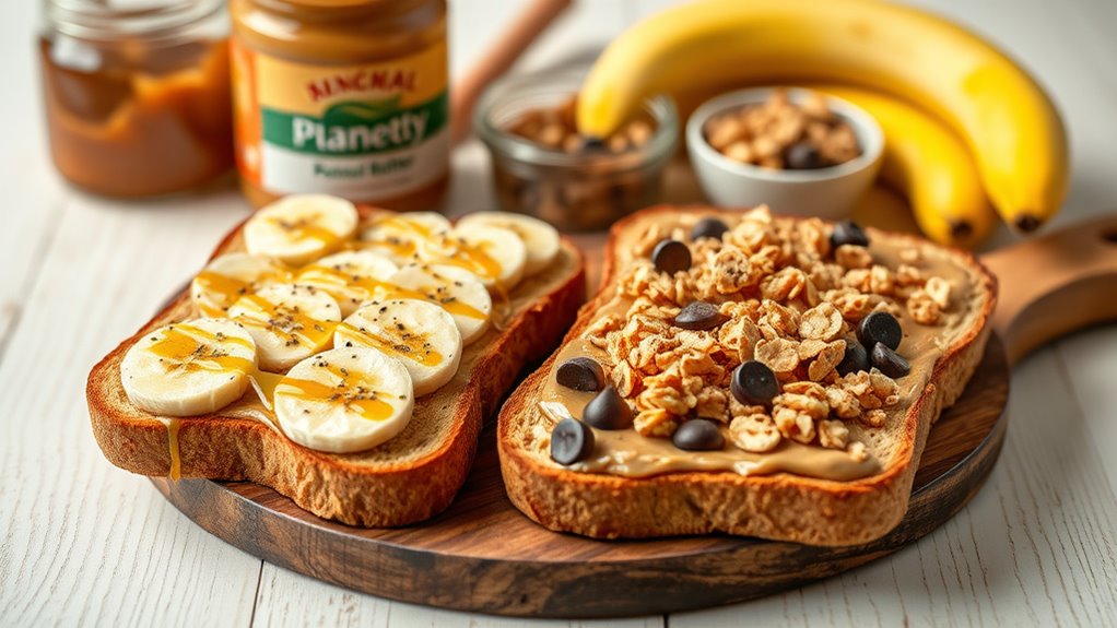 peanut butter toast ideas