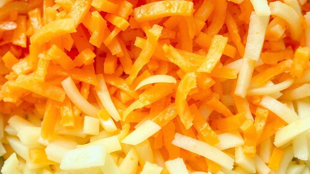 peel and grate ingredients