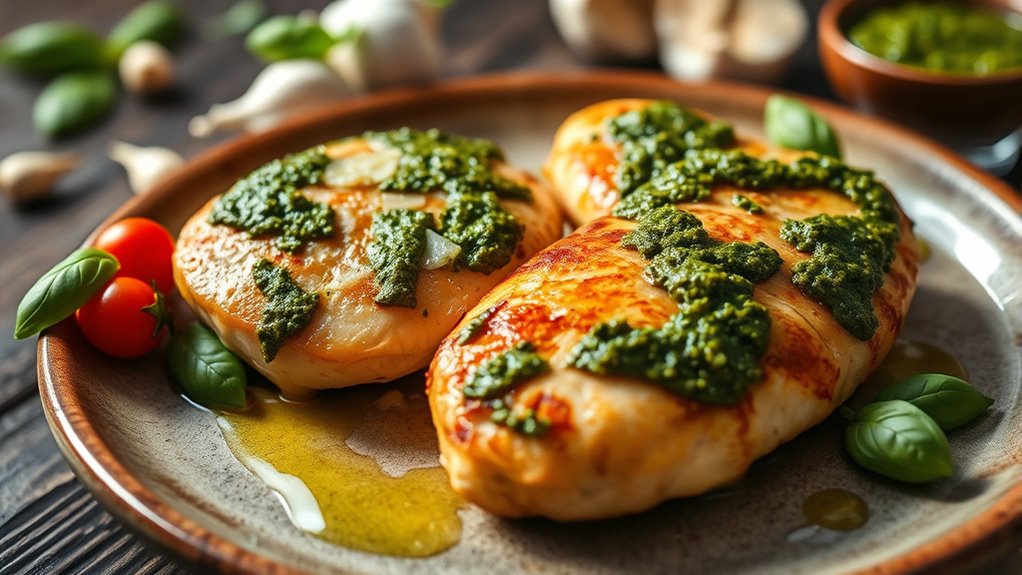 pesto chicken breast recipe