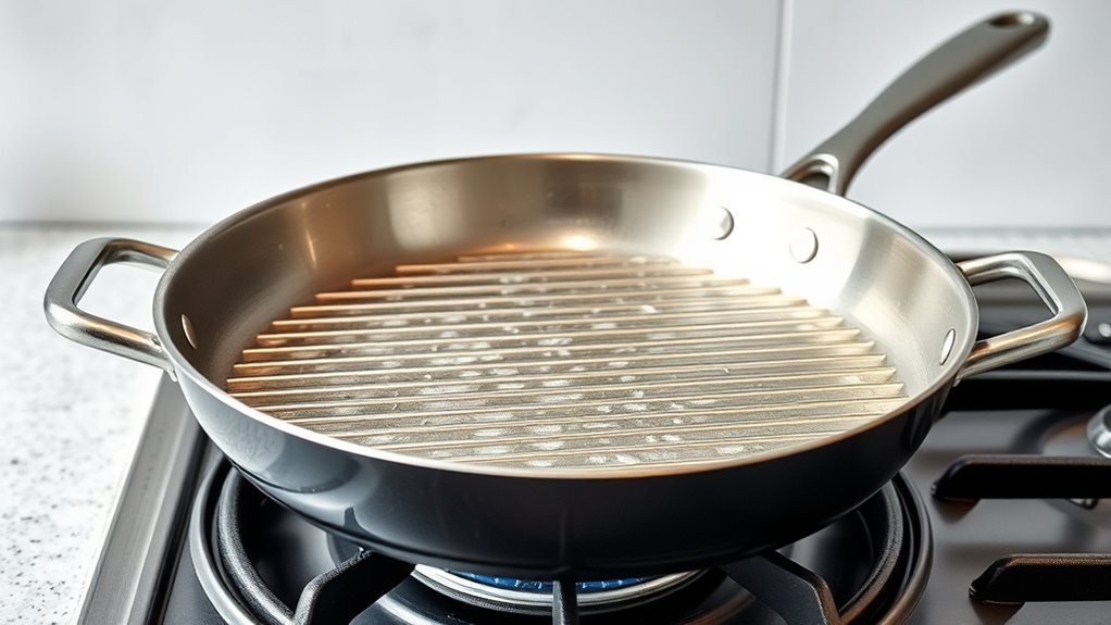 preheat the cooking surface