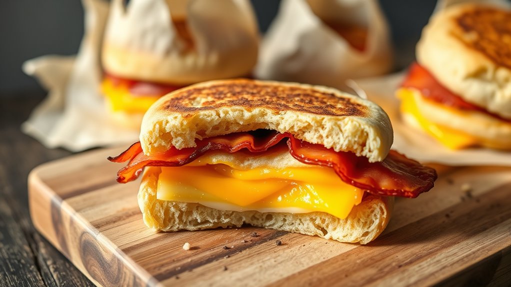 prep ahead breakfast sandwiches