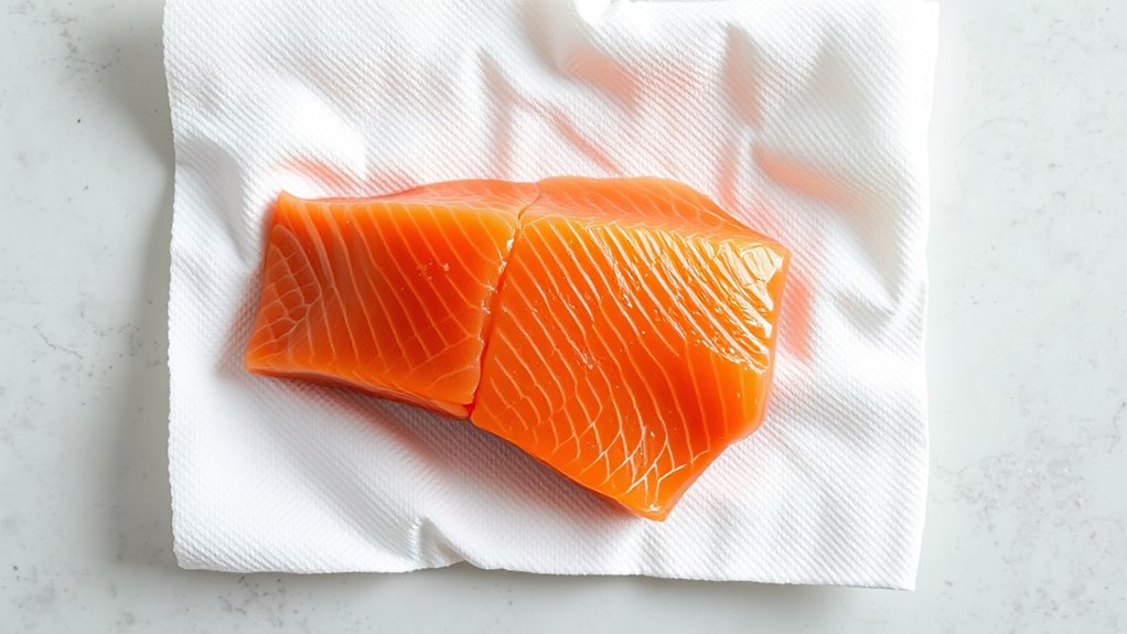 prepare and dry salmon