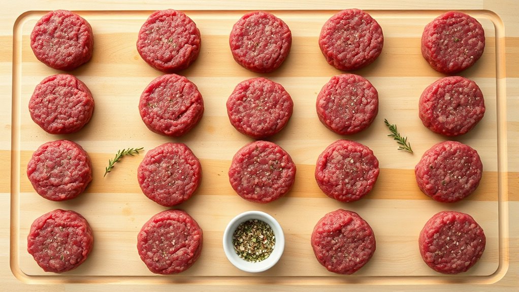 prepare beef patties now