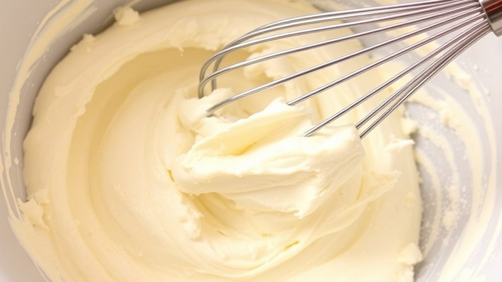 prepare cream cheese filling