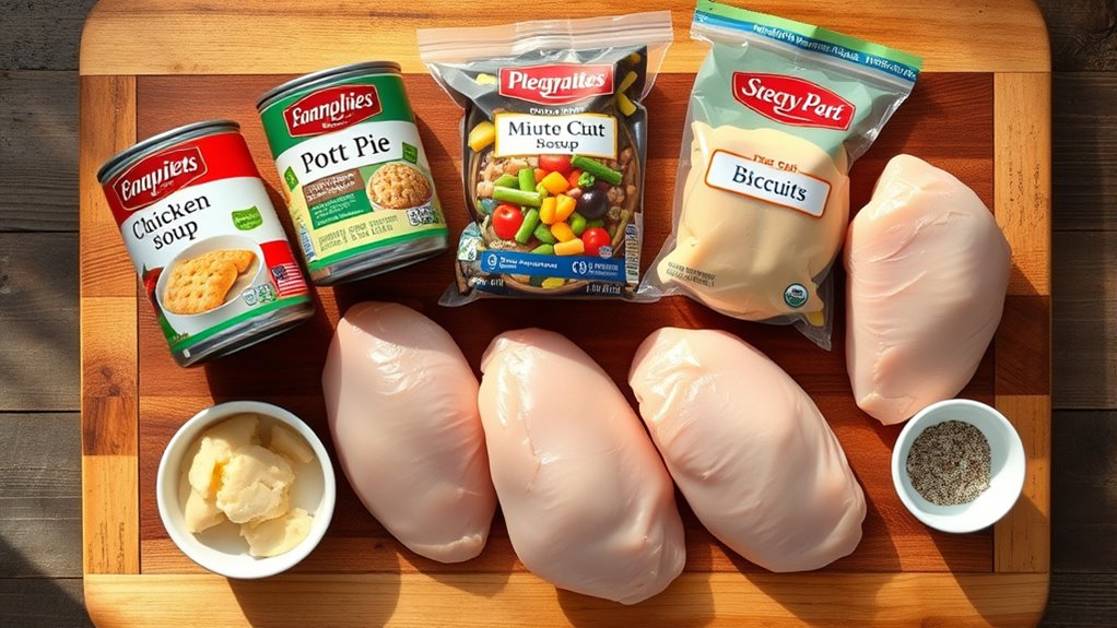 prepare ingredients and supplies