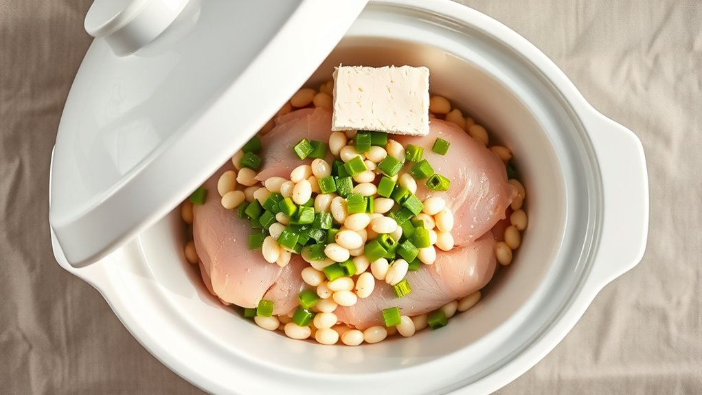 prepare ingredients for crockpot