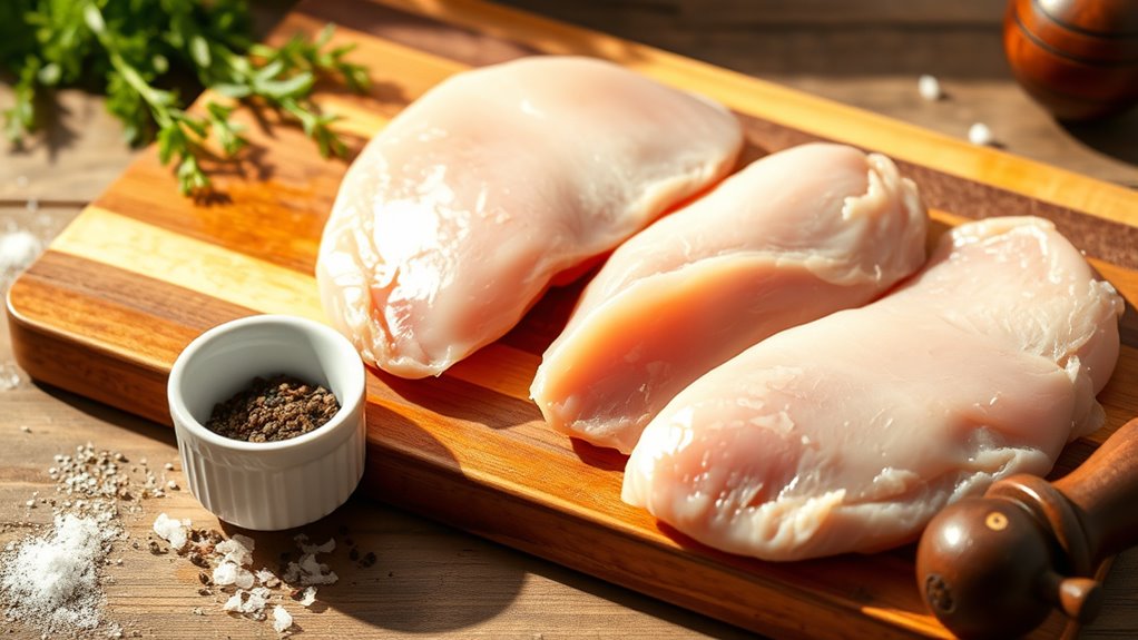 prepare ingredients season chicken