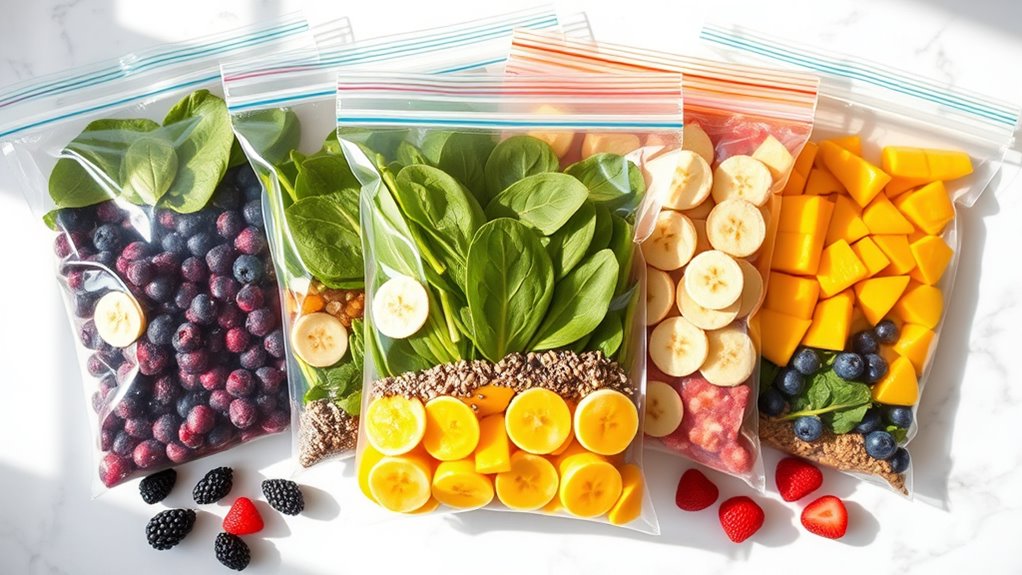 prepare smoothies in advance
